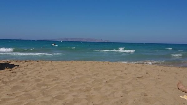 Amnissos Beach near Heraklion Airport