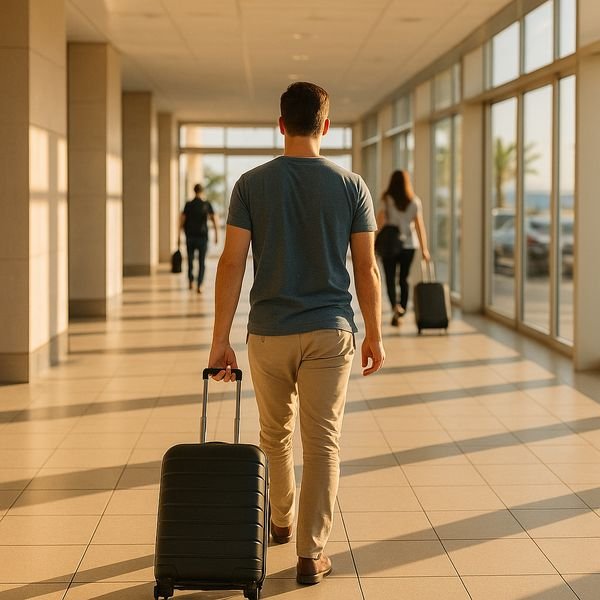 Transfers meeting point at Heraklion Airport arrivals